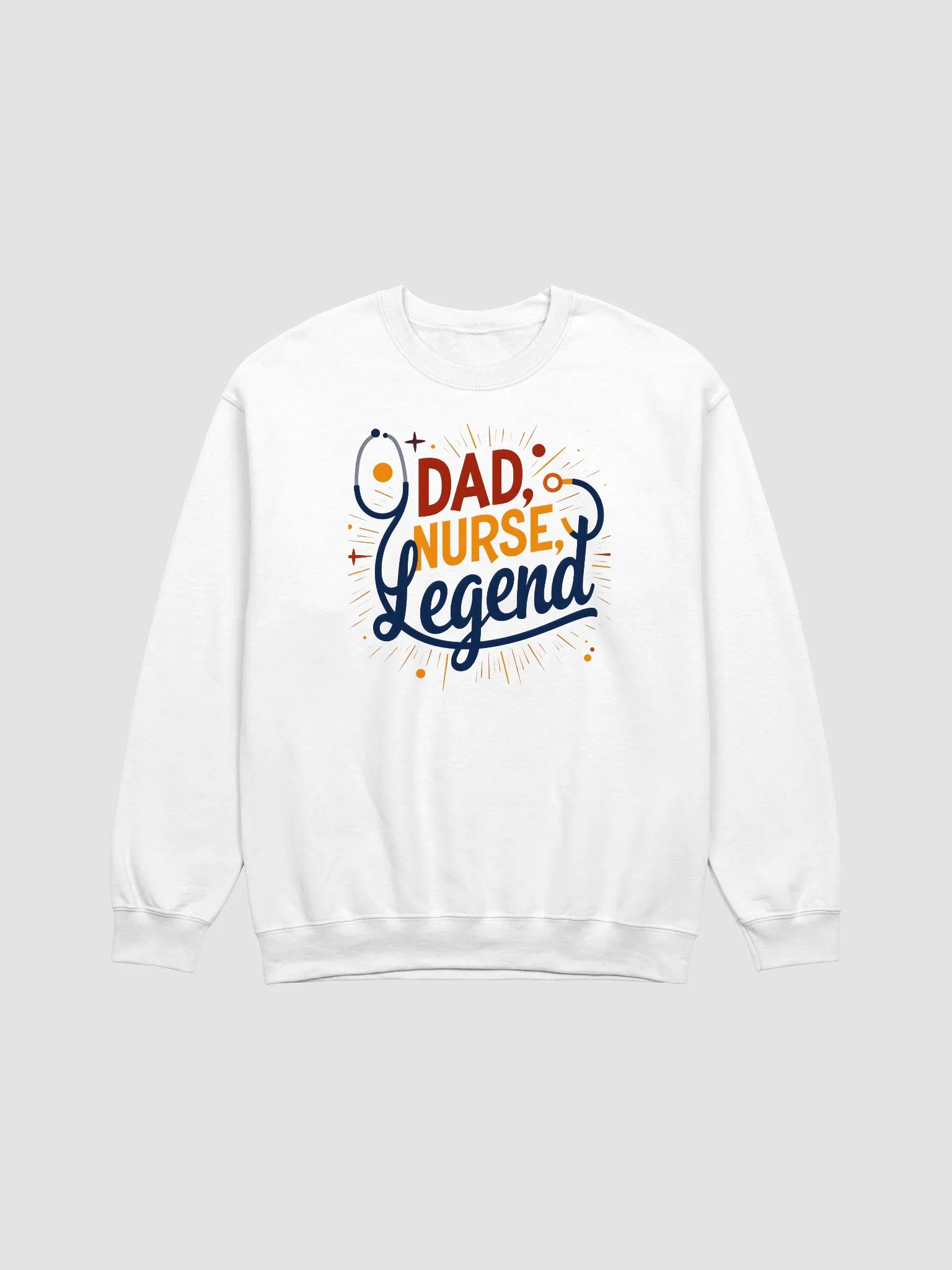 Legend Nurse Dad Crewneck Sweatshirt product image (6)