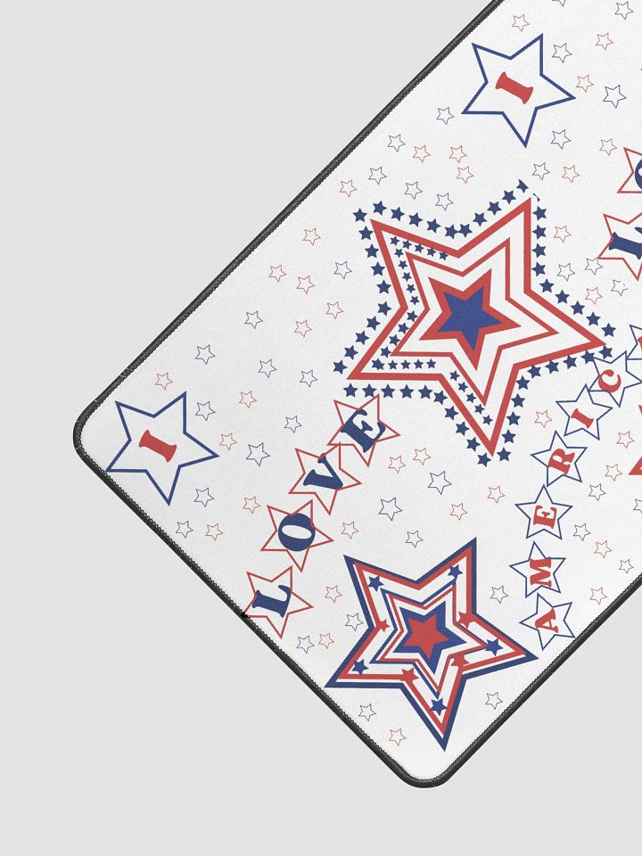 Desk Mat, I LOVE AMERICA design. product image (1)