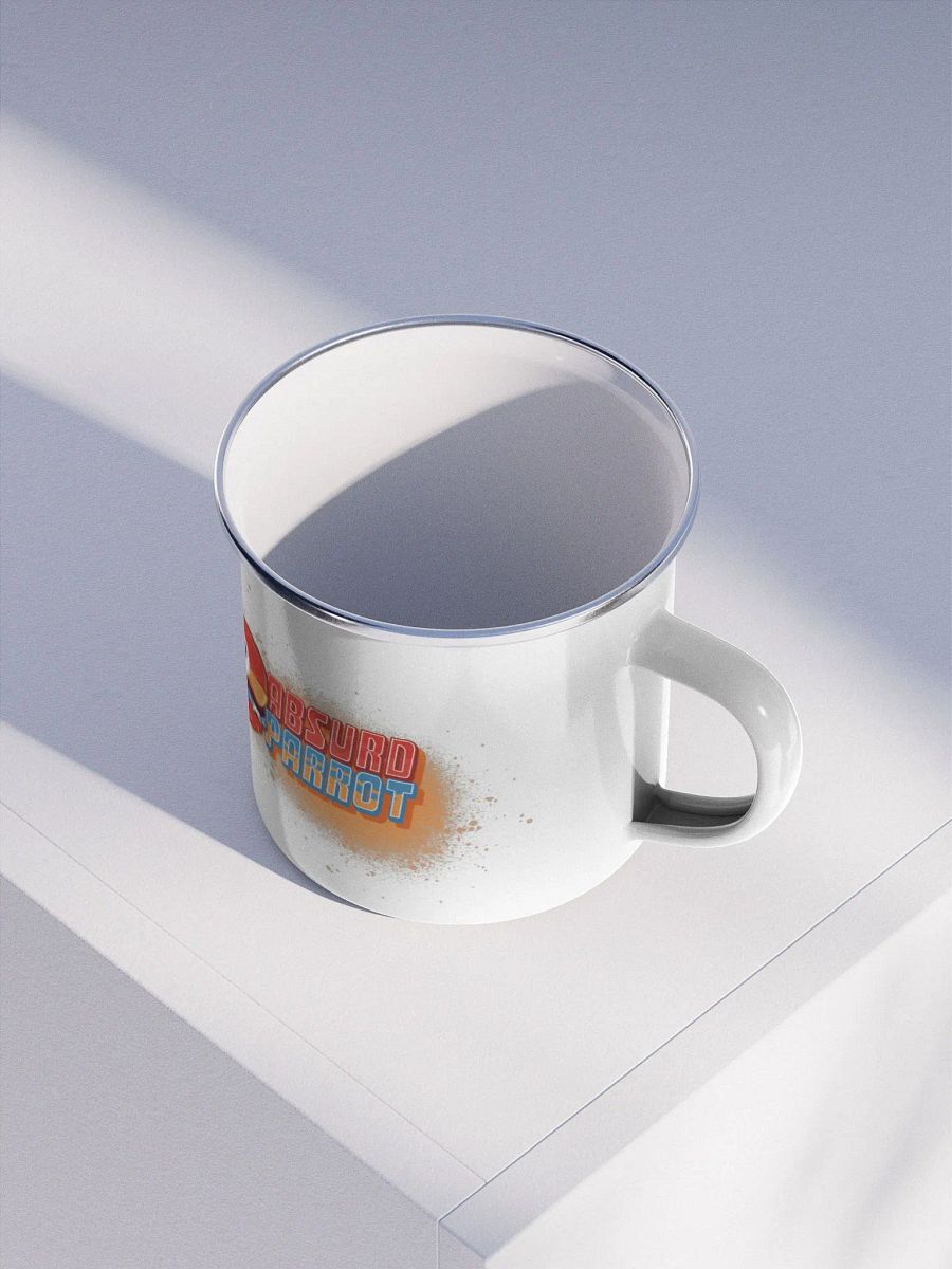 Cozy Parrot Enamel Mug 12oz product image (3)