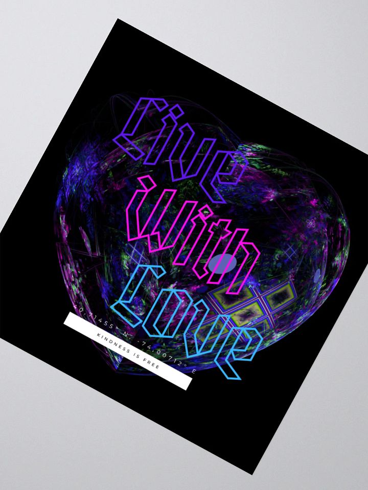 Live with Love Sticker product image (6)