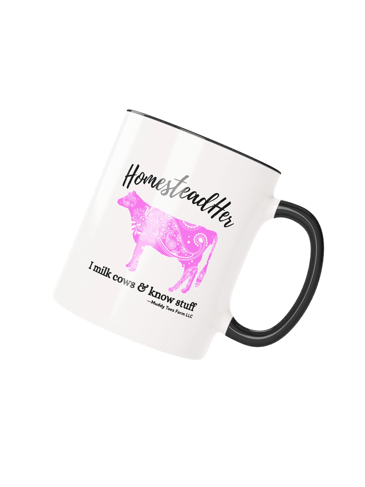 HomesteadHer Paisley Cow Ceramic Mug product image (2)