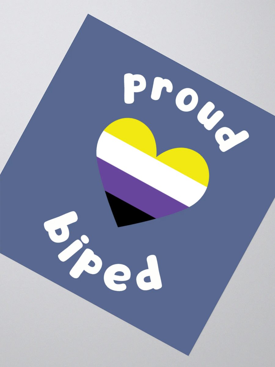 Proud Biped Sticker - NB product image (2)