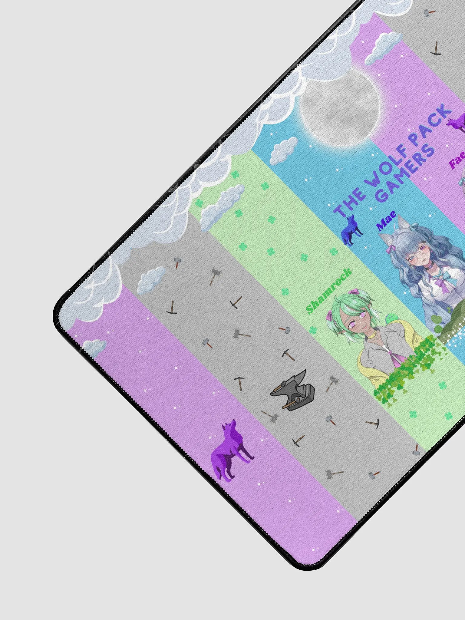 The Wolf Pack Gamers Desk Mat (15.5