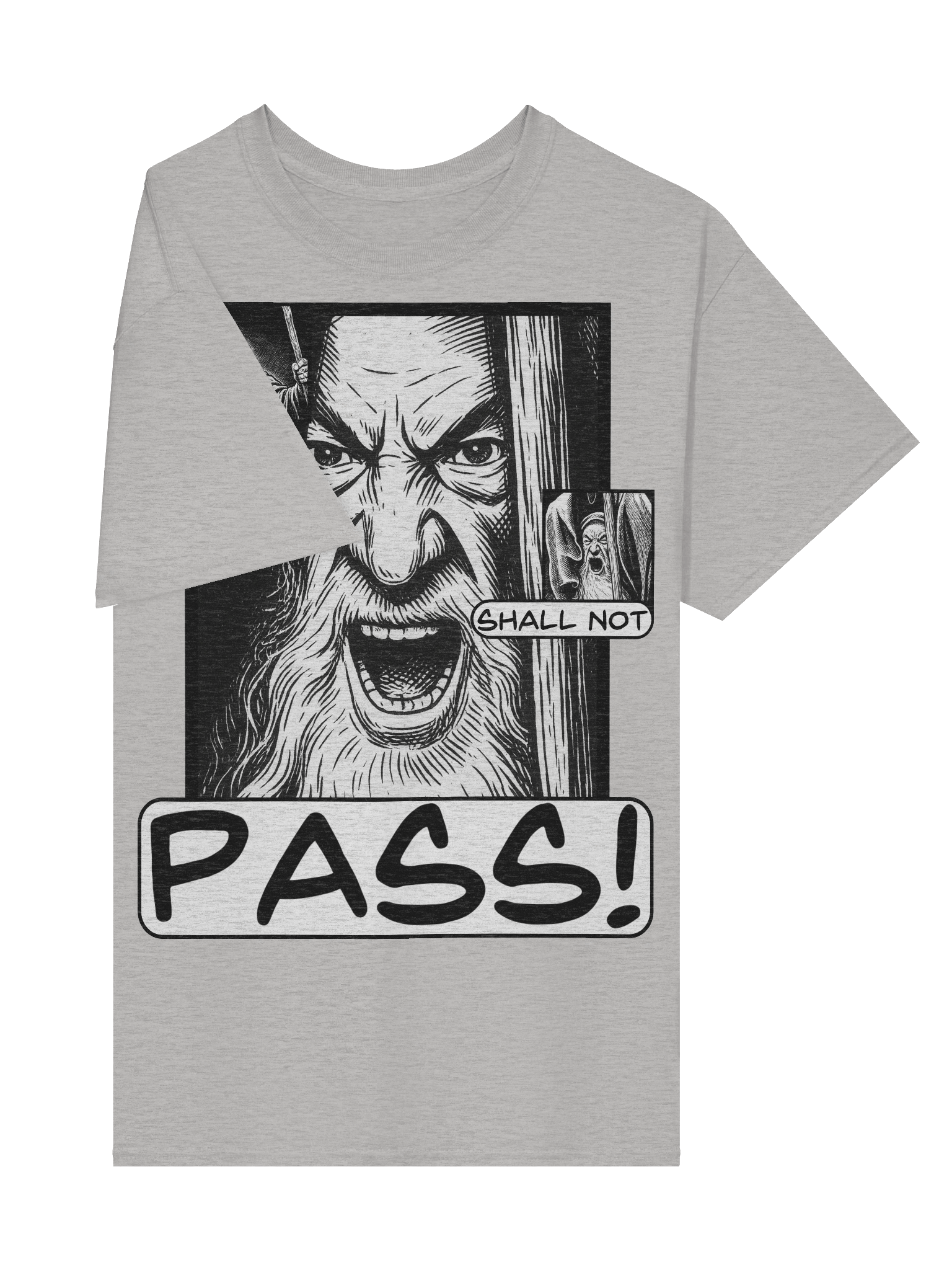 The Lord Of The Rings inspired You Shall Not Pass Scene T-Shirt product image (44)