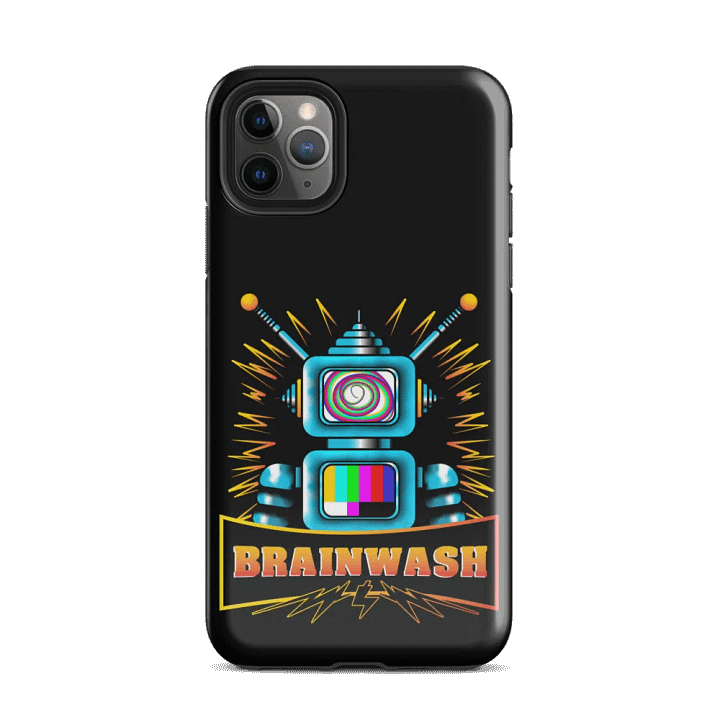 Retro Robot Brainwash Tough iPhone® Case product image (26)