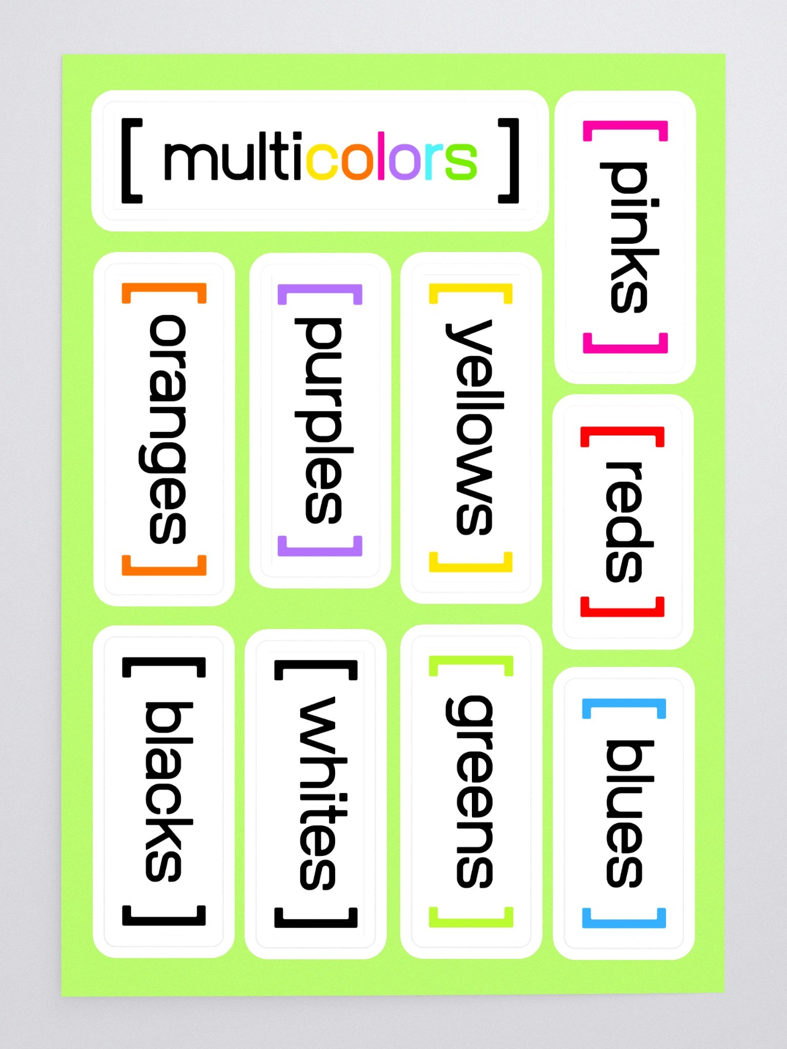Drawer Labels by Color (white) product image (3)