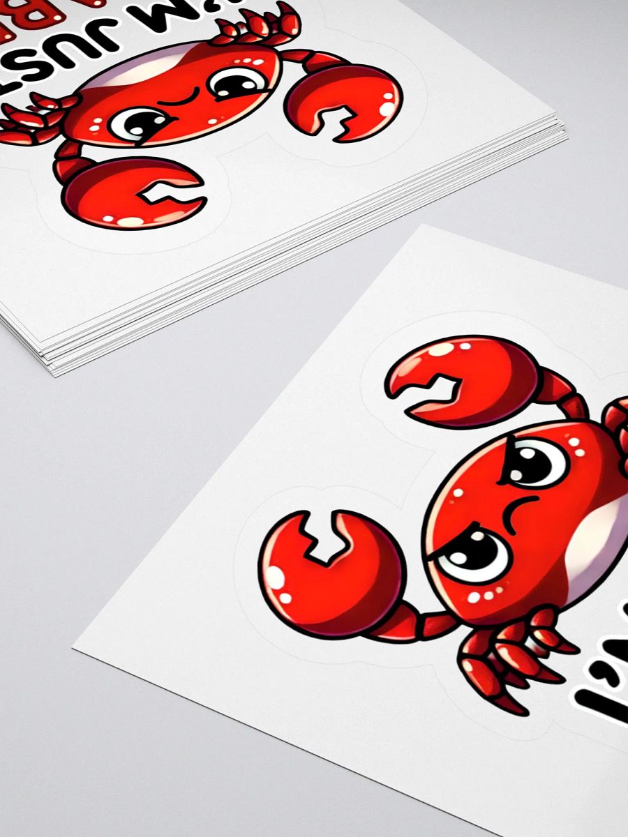 I’m Just Crabby Sticker product image (11)