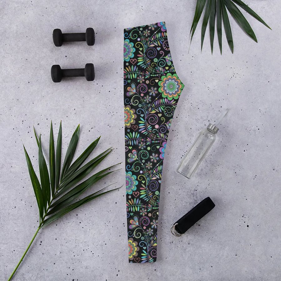 Mandala Flower Yoga Leggings product image (2)