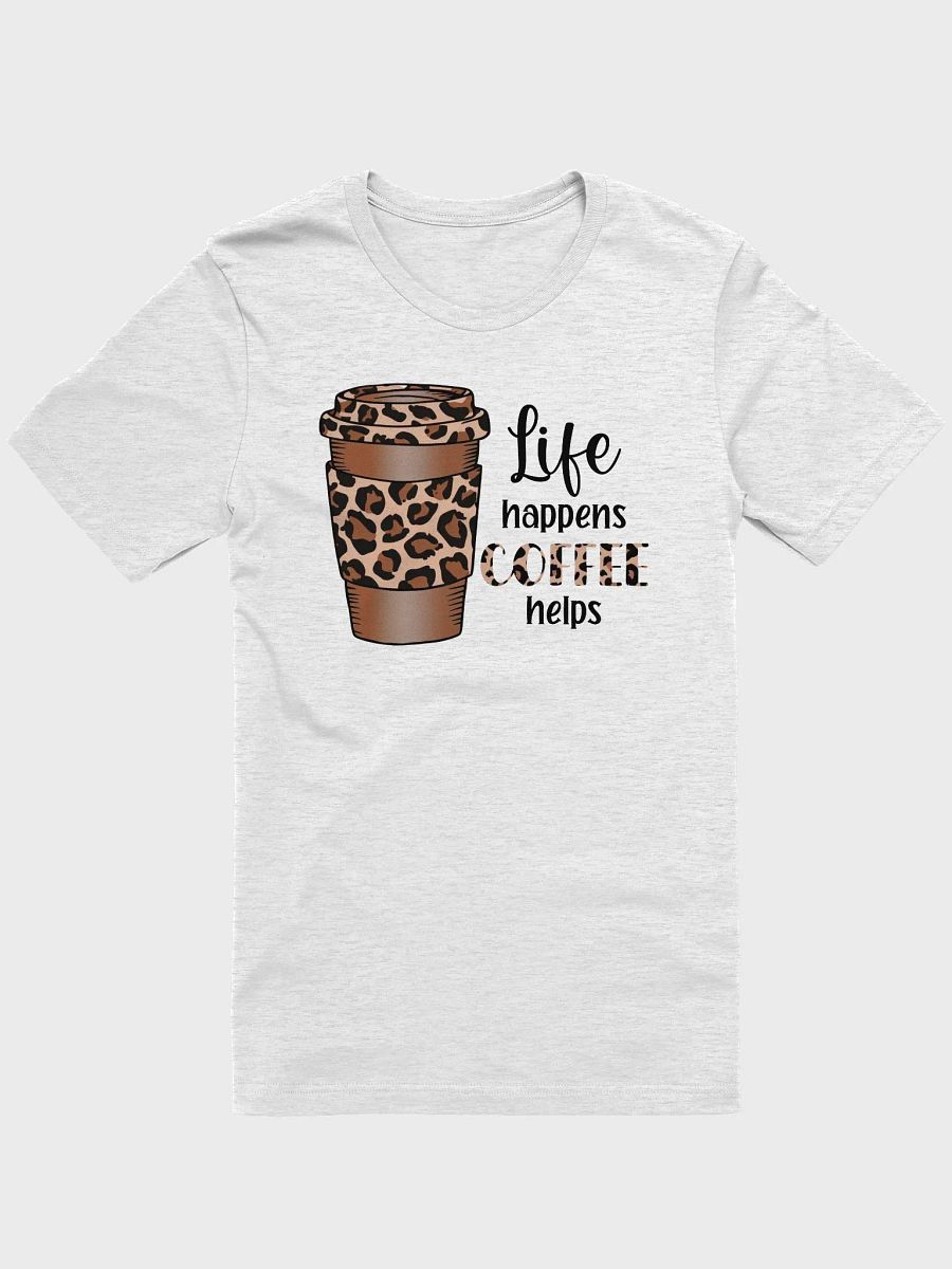 Leopard Print Coffee Helps T-Shirt product image (1)