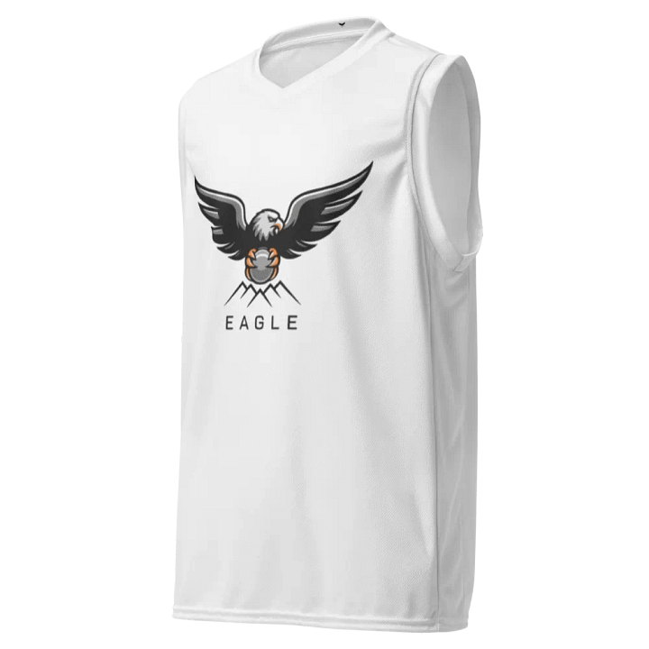 Eagle Vision Uisex White Basketball Jersey product image (1)