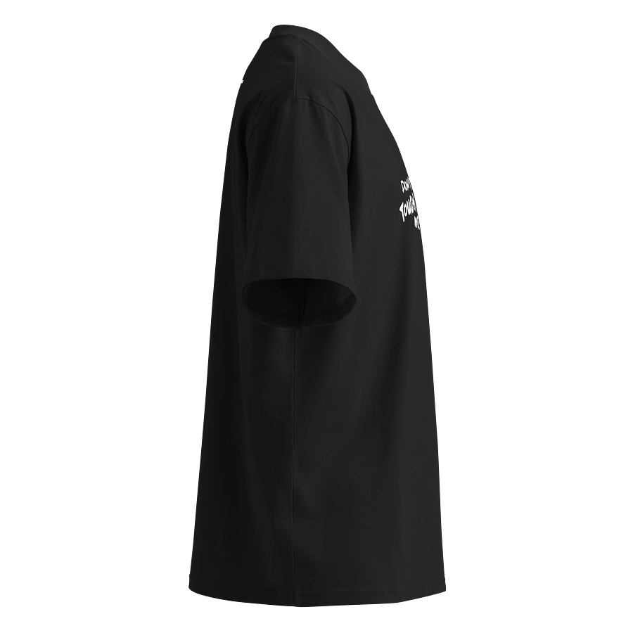 Don't Touch Me Oversized Shirt Blk product image (3)