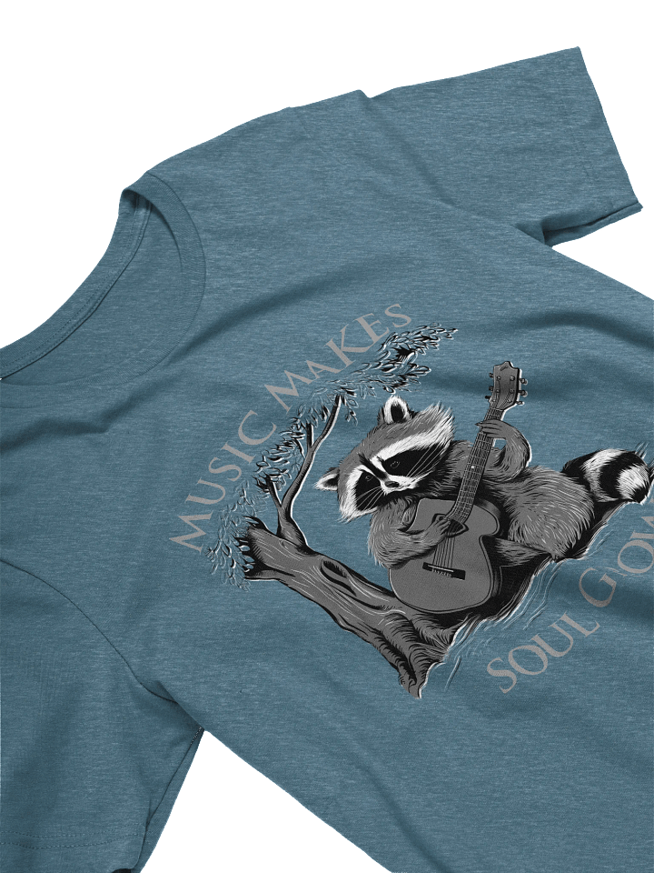 Soulful Raccoon Guitarist T-Shirt product image (2)