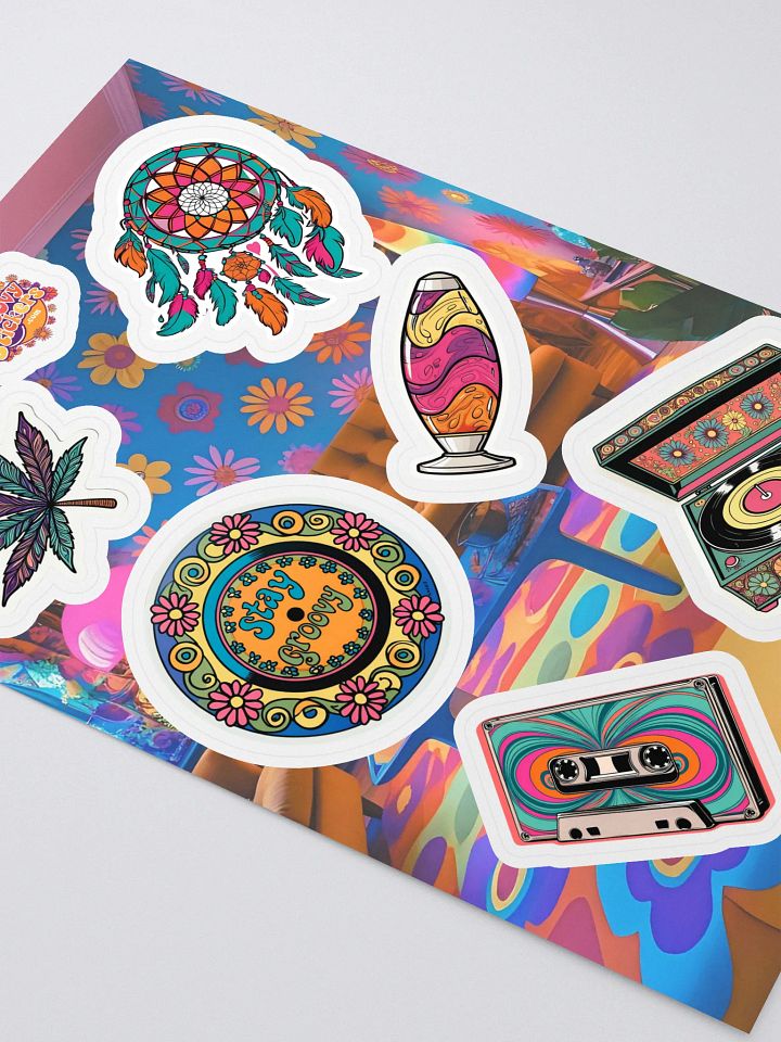 Psychedelic Vibes Sticker Sheet product image (2)