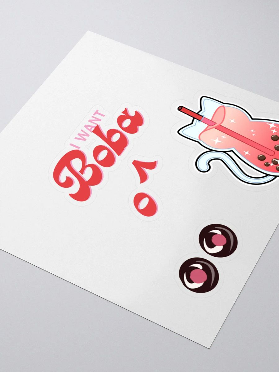 Boba Sticker Matte product image (3)