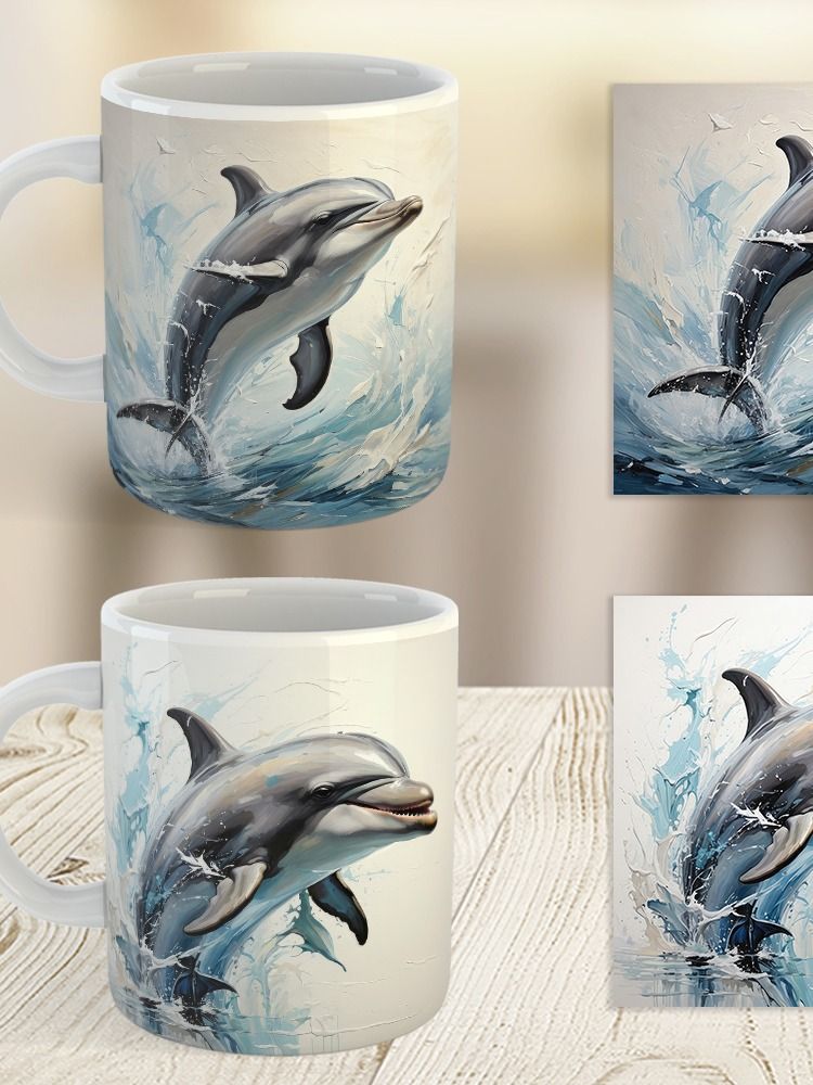 Tide Jumper Dolphin Mug product image (10)