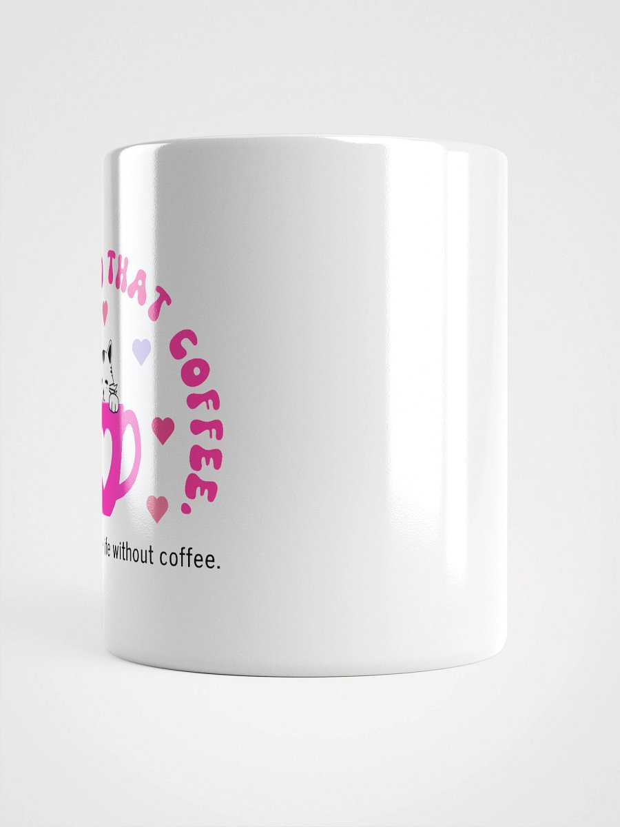 Coffee Lovers Ceramic Mug – Aesthetic White Glossy Cup, Perfect Cozy Gift product image (18)