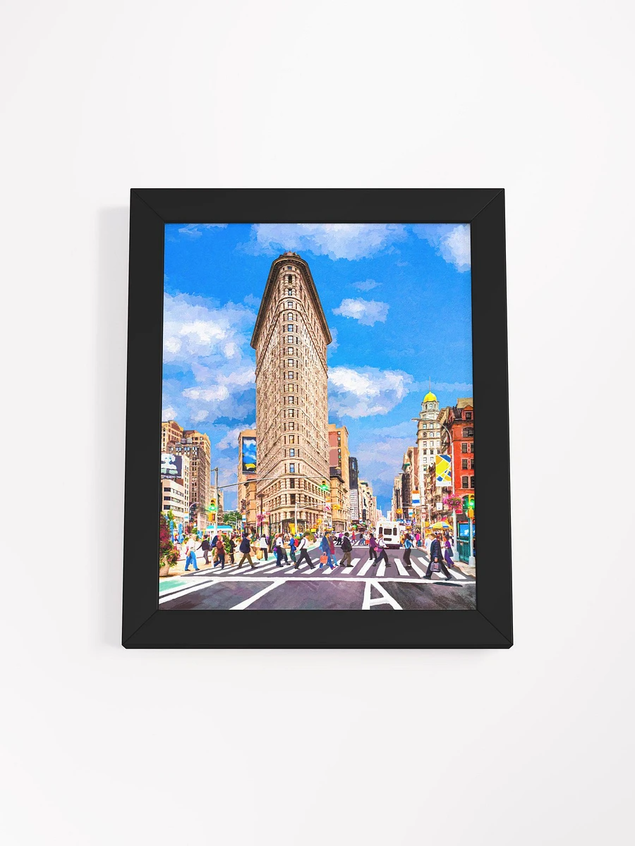 New York City’s Iconic Flatiron Building – Manhattan Framed Poster product image (1)