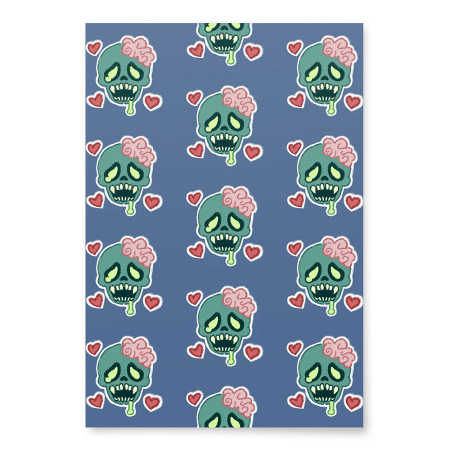 Undead But Happy (wrapping paper) product image (2)