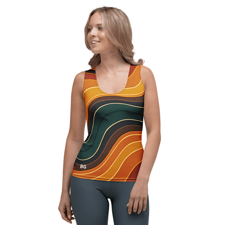 Barry Grady 'Flowing Waves' Women's Tank Top product image (1)