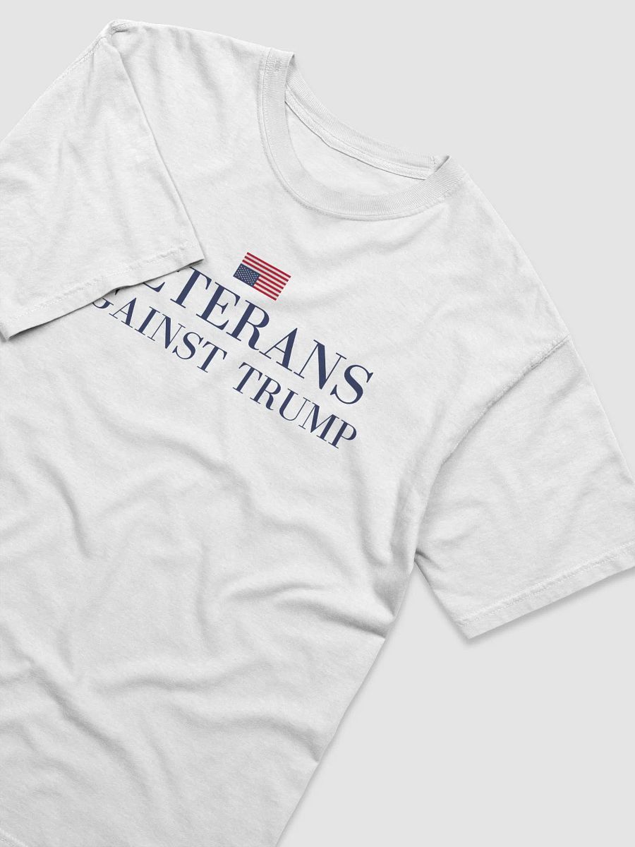 Veterans Against Trump Tee. (Navy Text) product image (67)