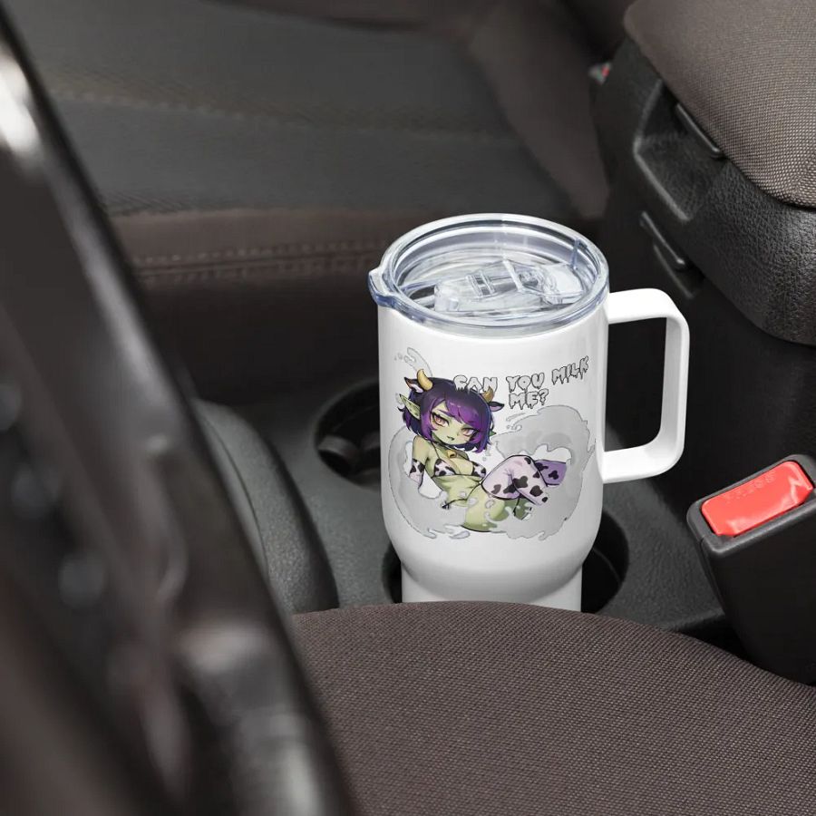 Moo-velous goblin girl Travel Mug with Handle product image (7)