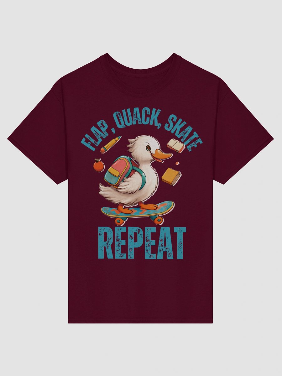 flap, quack, skate, repeat unisex shirt product image (8)