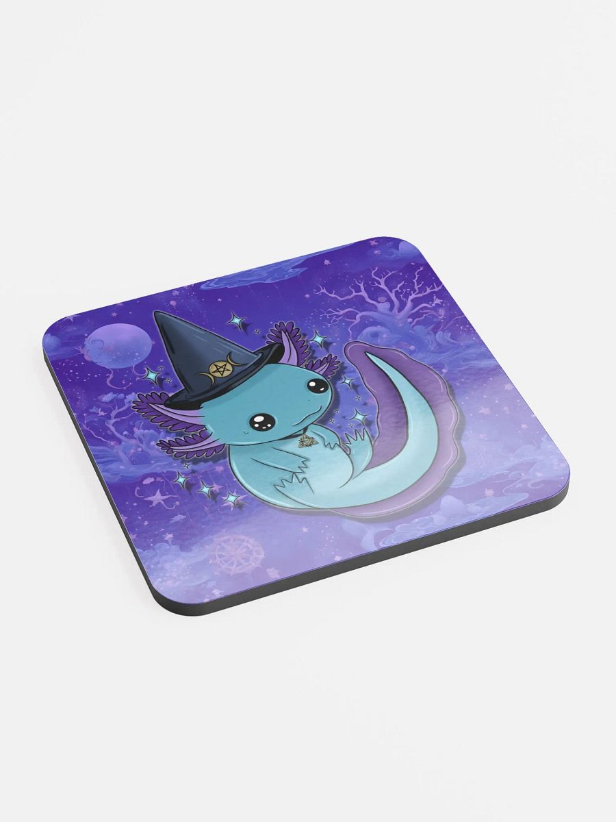 Whimsical Wicca Cork Coaster - Axolotl product image (2)