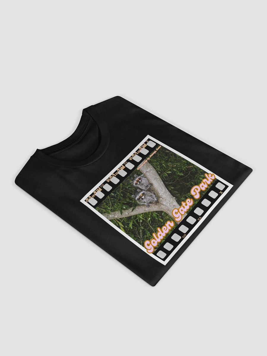 Golden Gate Park Raccoons T-Shirt Black product image (3)