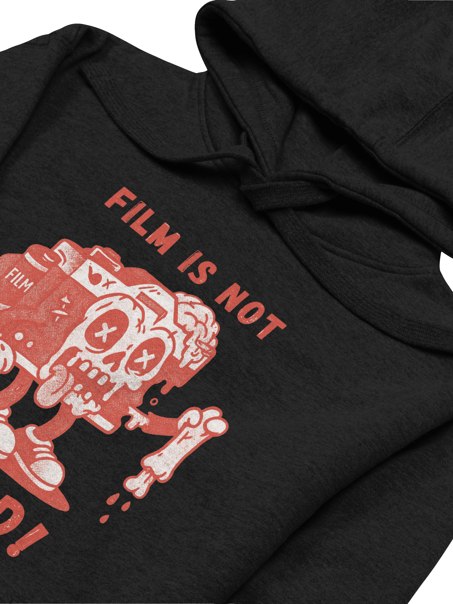 Undead 35mm Vintage Graphic Hoodie (Black) product image (3)