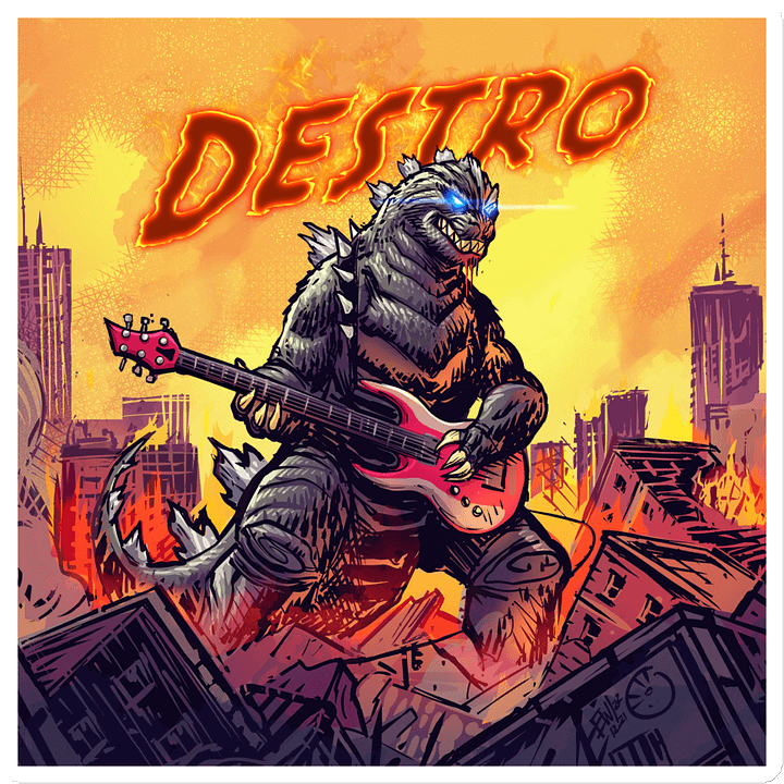 Magnet - Rock Zilla product image (1)