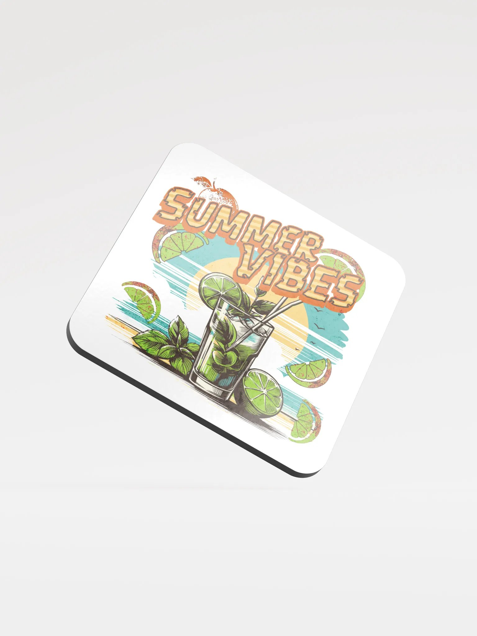Summer Vibes Sun-Kissed Mojito Coaster Set product image (2)
