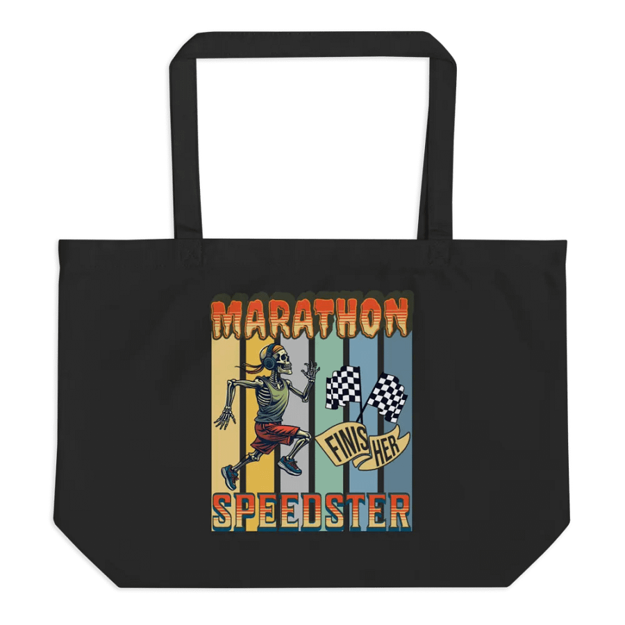 Marathon Speedster Skeleton Running Tote Bag product image (1)