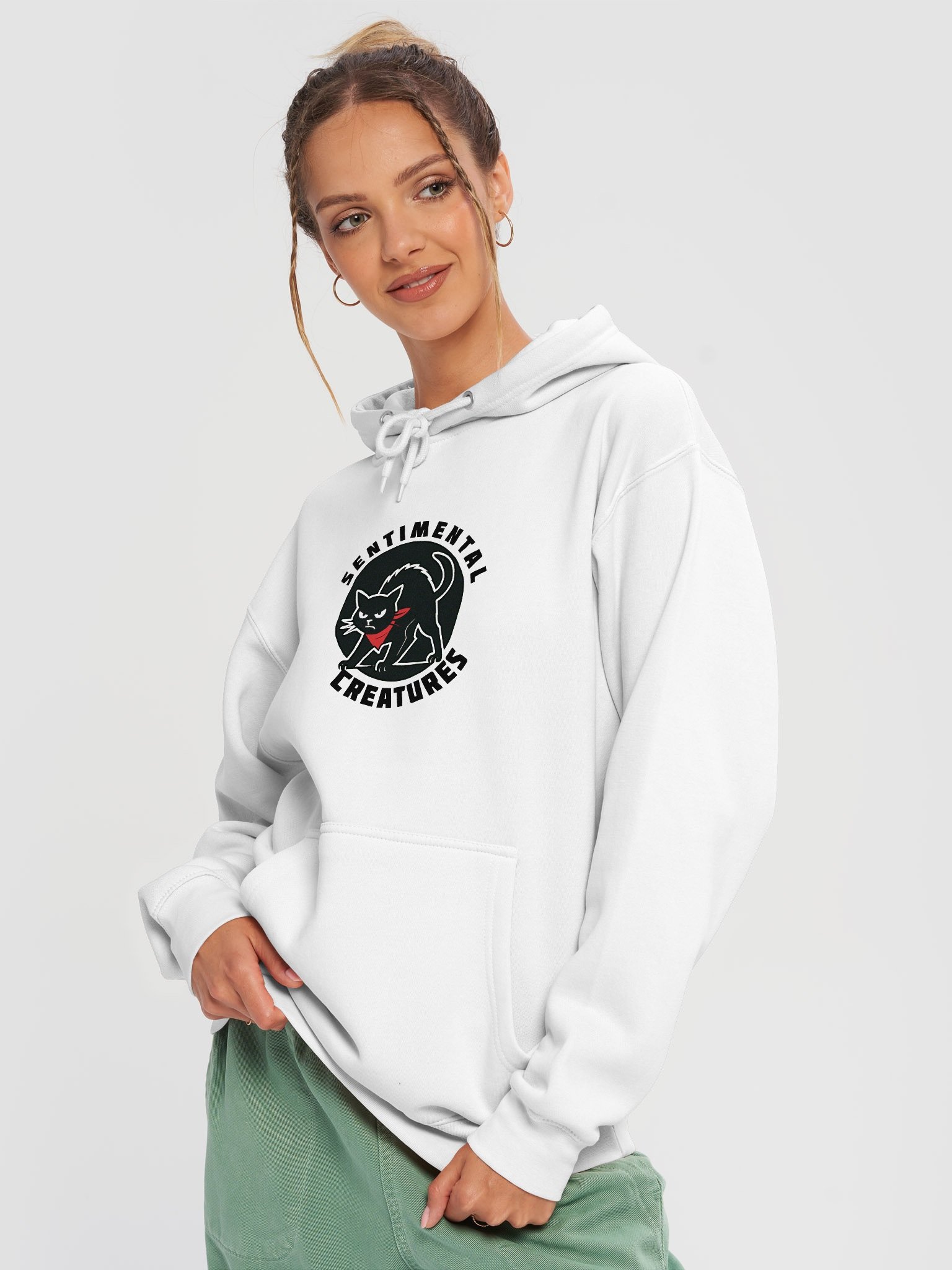 Bandana Cat Hoodie product image (13)