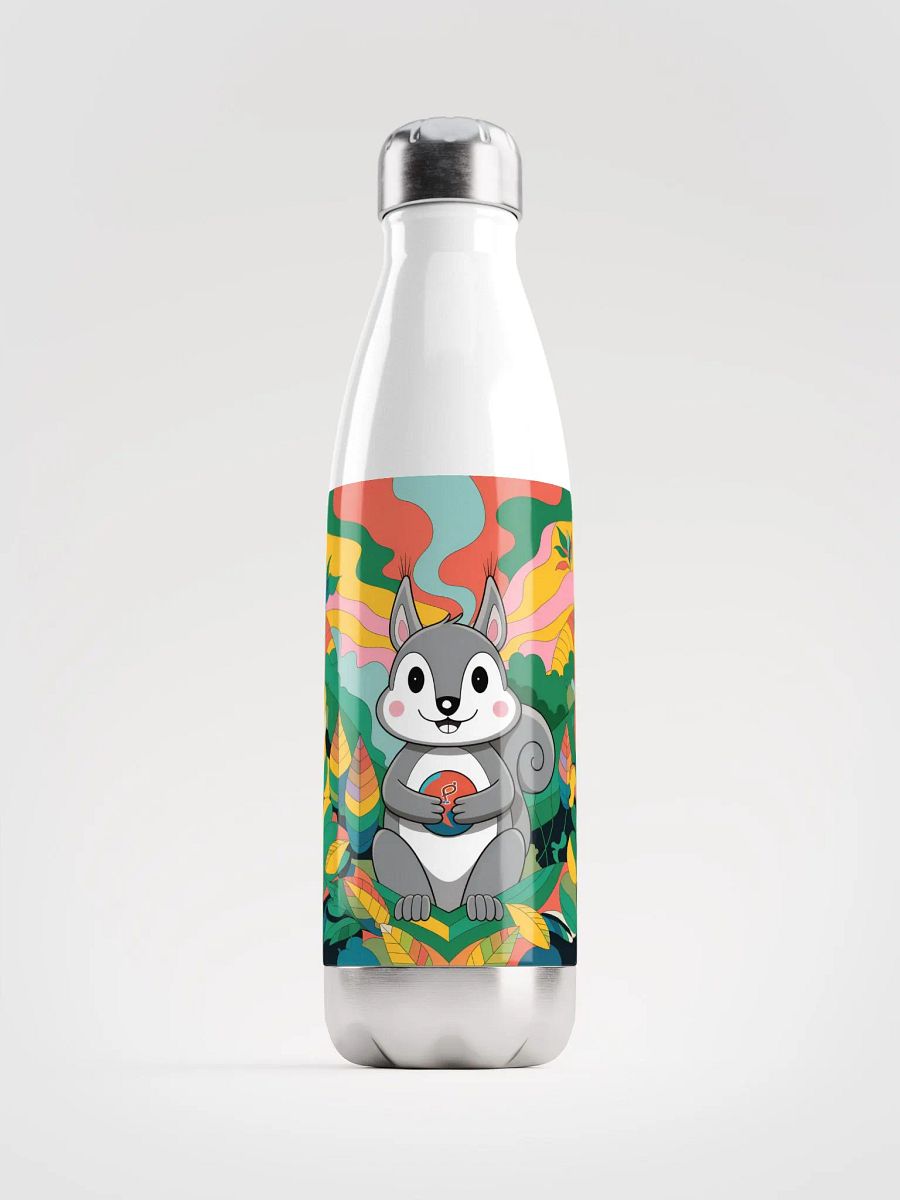 Cheerful Acorn Adventure Stainless Steel Water Bottle product image (1)