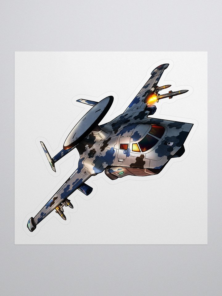 Medusa - Navy Hex (5.5 inch Sticker) product image (1)