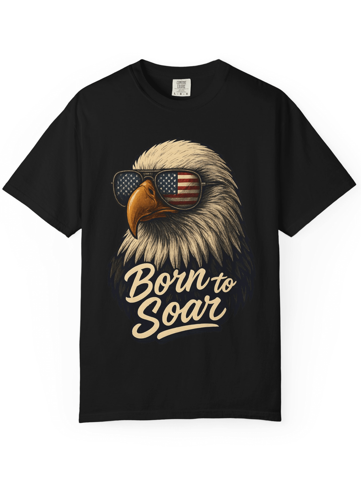 Born to Soar Bald Eagle Sunglasses T-Shirt product image (10)