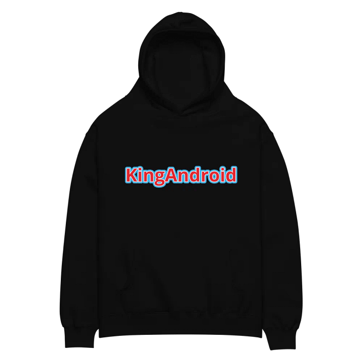 Blue and red KingAndroid hoodie product image (2)