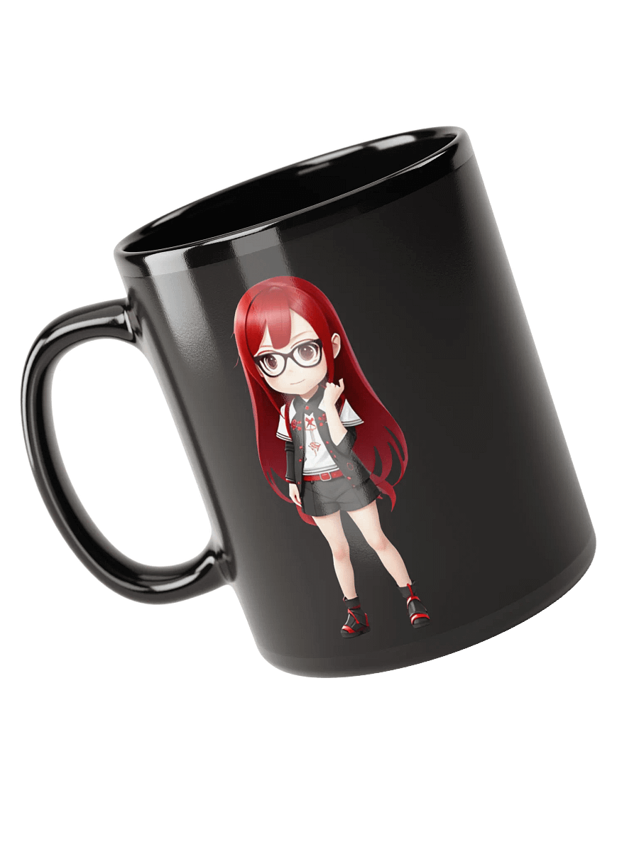 (RED CHIBI) K Black Mug product image (5)