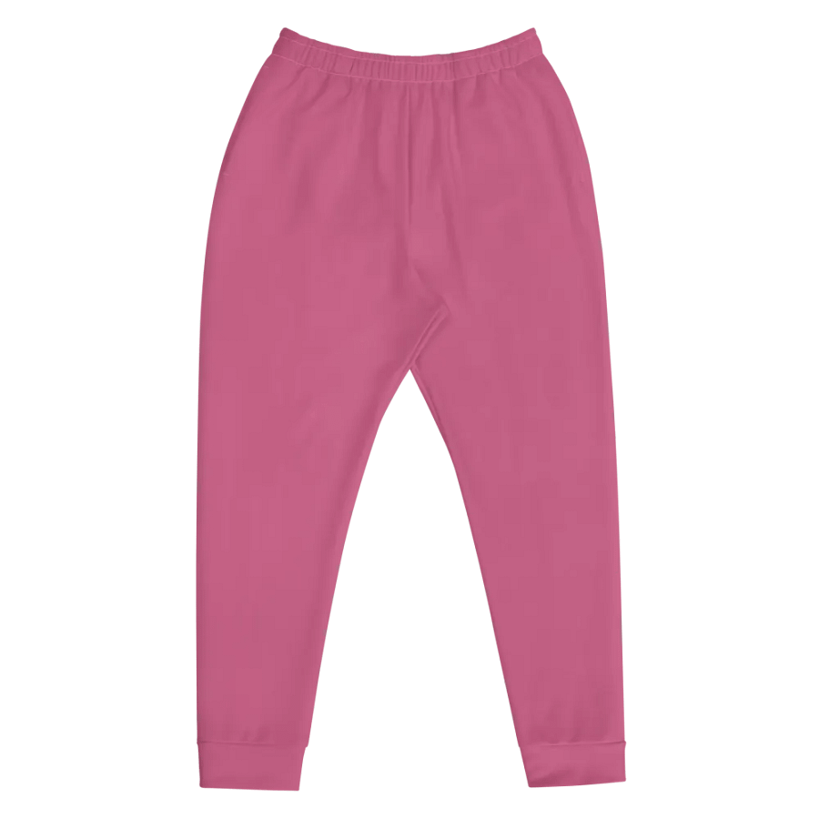 Plain Muted Blush Pink True Summer Recycled Polyester Premium Men's Joggers by Treasure Pie product image (12)