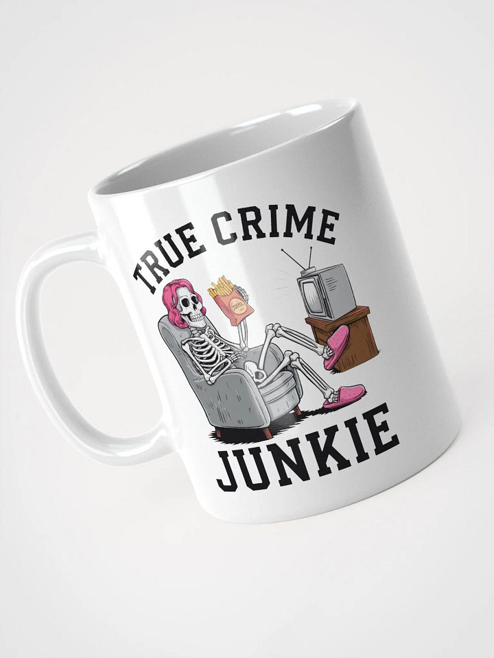 True Crime Junkie Skeleton Mug product image (2)