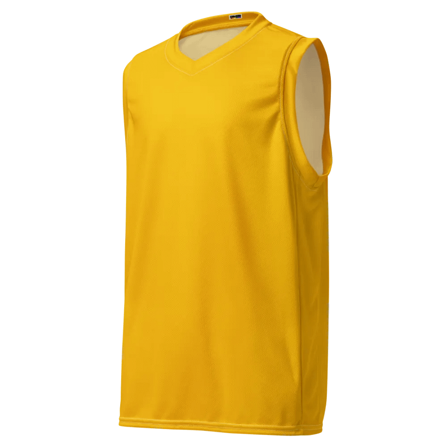 Plain Color Amber Basketball Jersey product image (3)