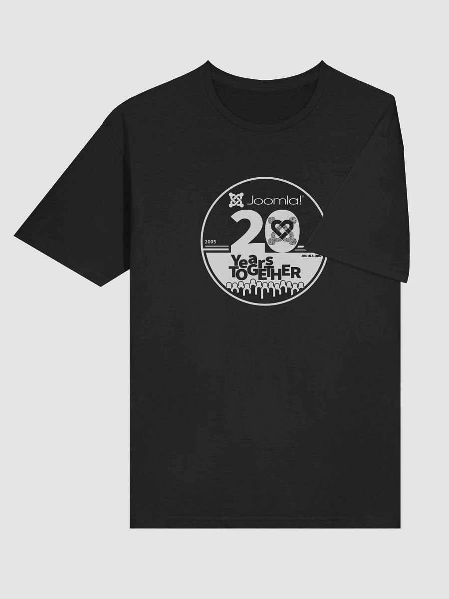 Joomla! 20th Anniversary Edition<br /> — Unisex Softstyle T-Shirt / White — product image (3)