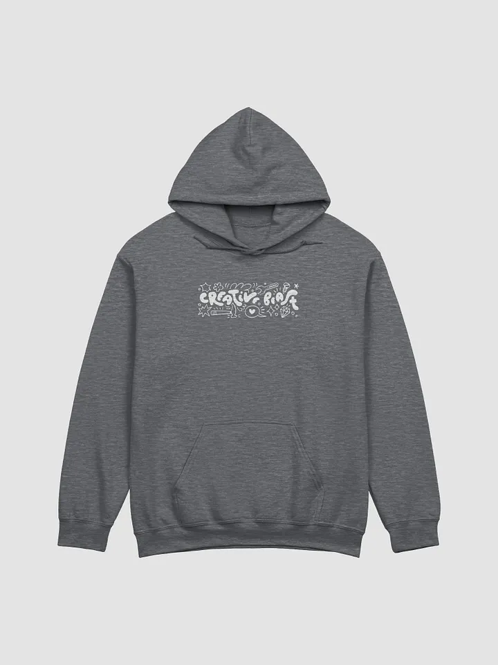 CREATIVE CHAOS HOODIE - White txt product image (2)