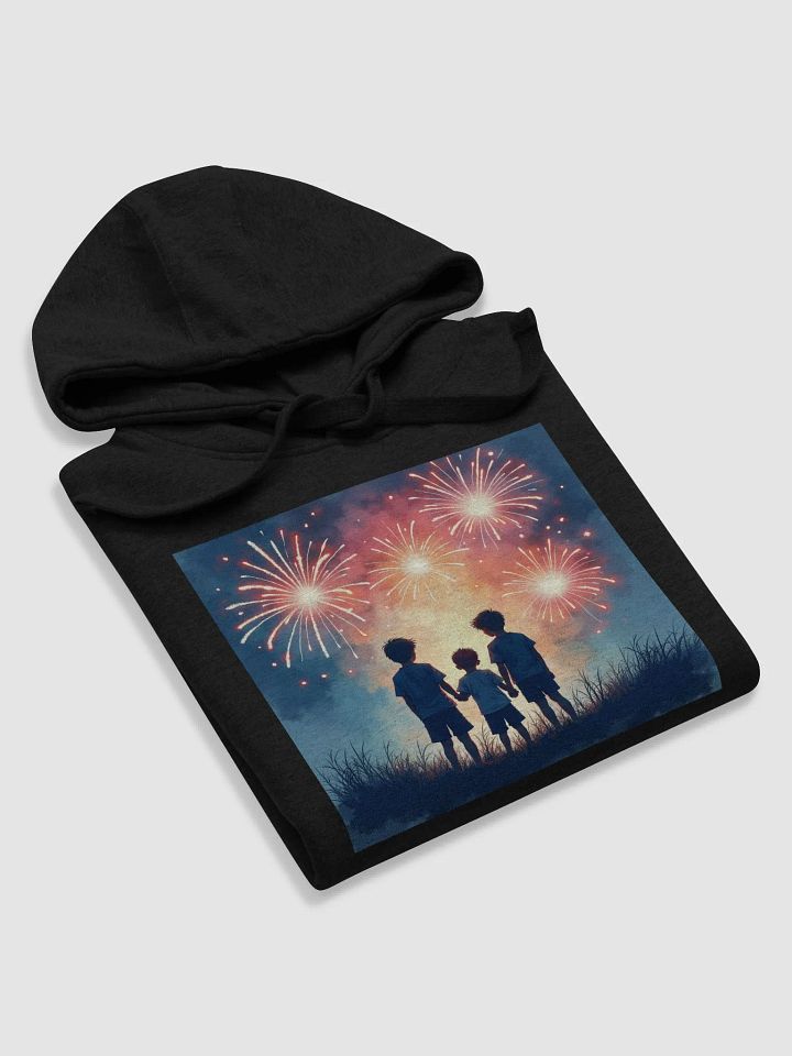 Midnight Fireworks Unisex Hoodie product image (8)