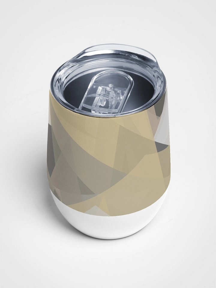 Geometric Elegance Wine Tumbler product image (2)