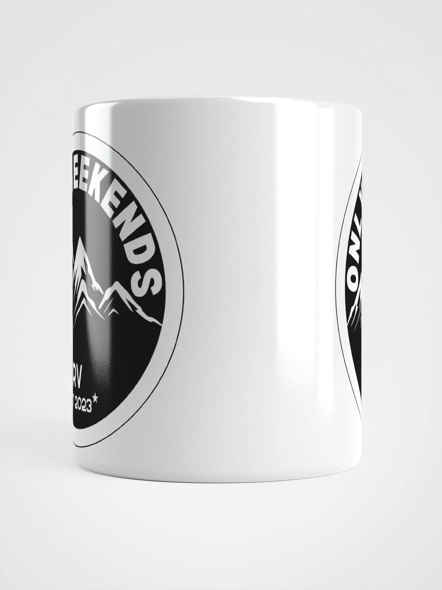 Only Weekends RV Mountain Range Adventure Mug product image (5)
