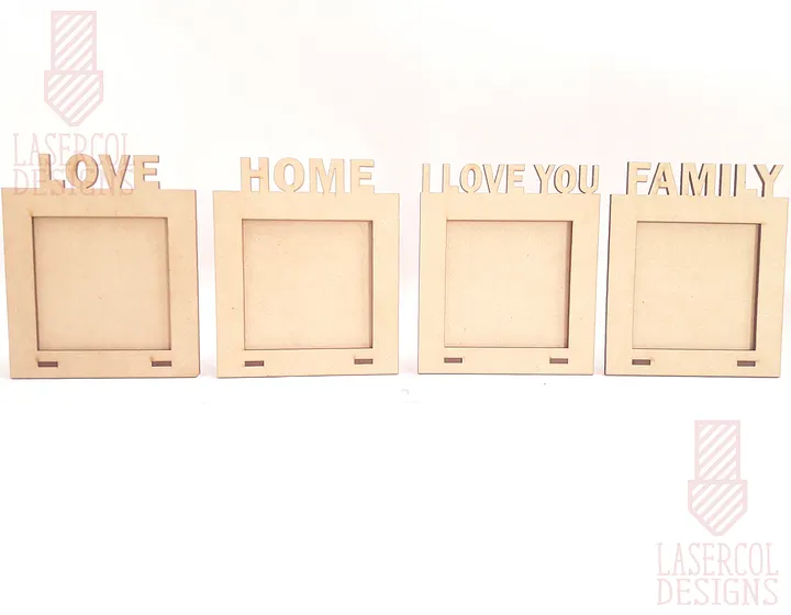 Square Photo Frames - Laser Cut Files product image (2)