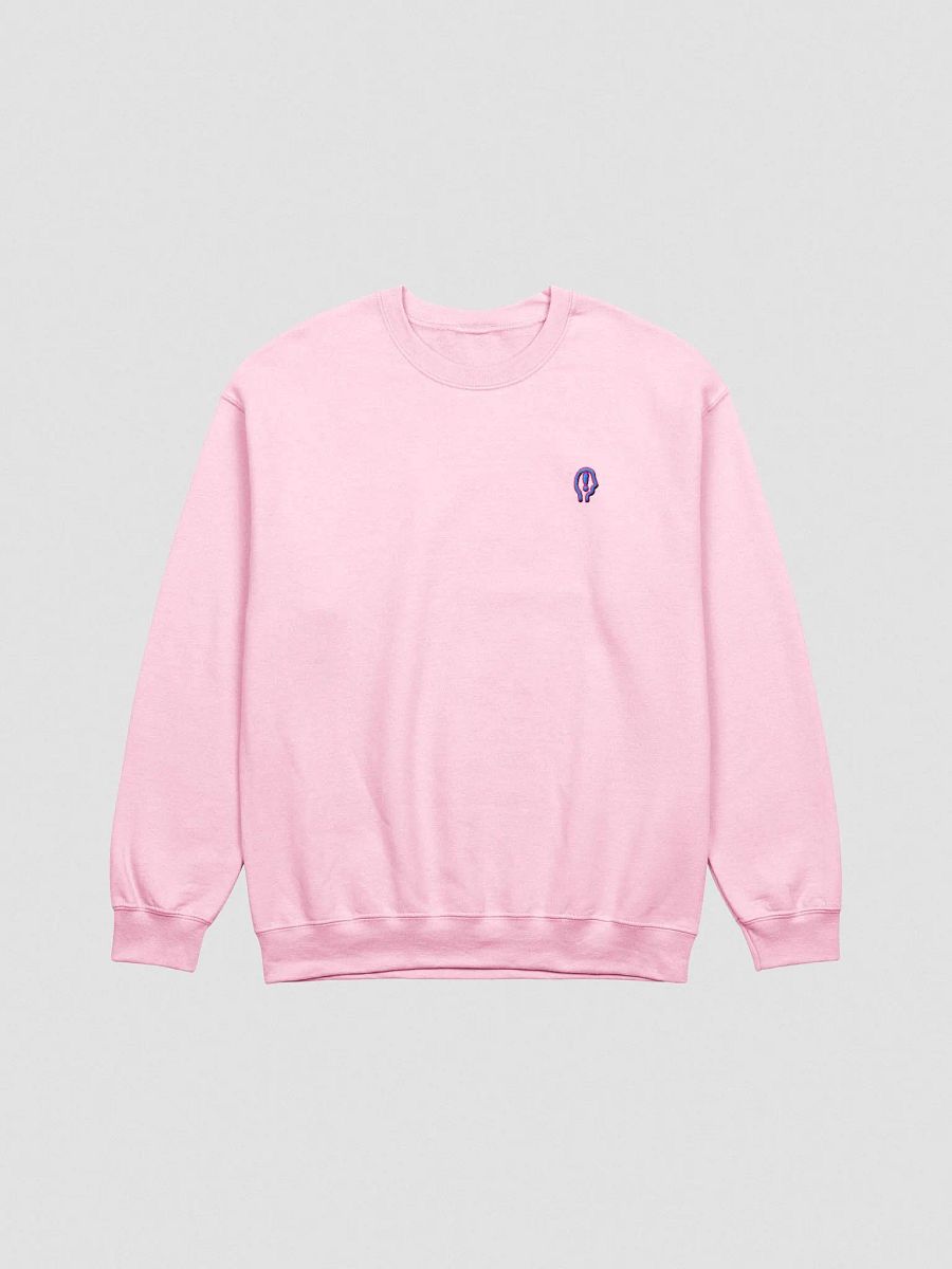 EXCLAIMING MENTALLY (L.C. bubblegum design) embroidered crewneck product image (7)