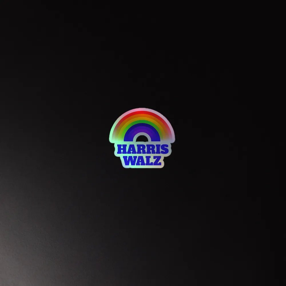 Rainbow Harris Walz Holographic Sticker product image (4)