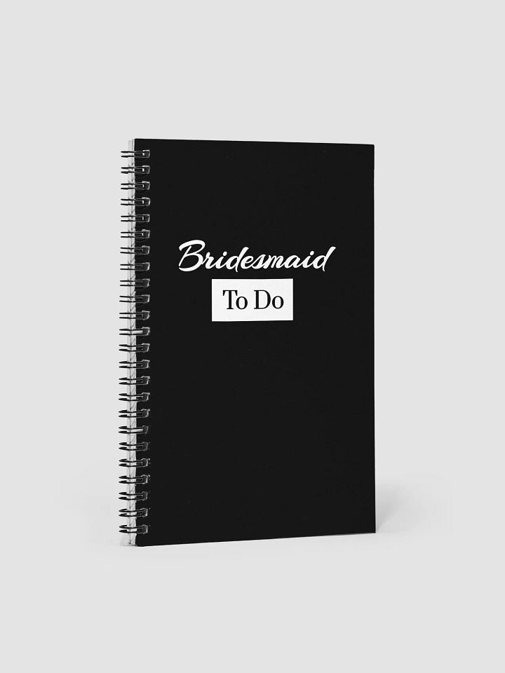 Bridesmaid To Do Journal product image (1)